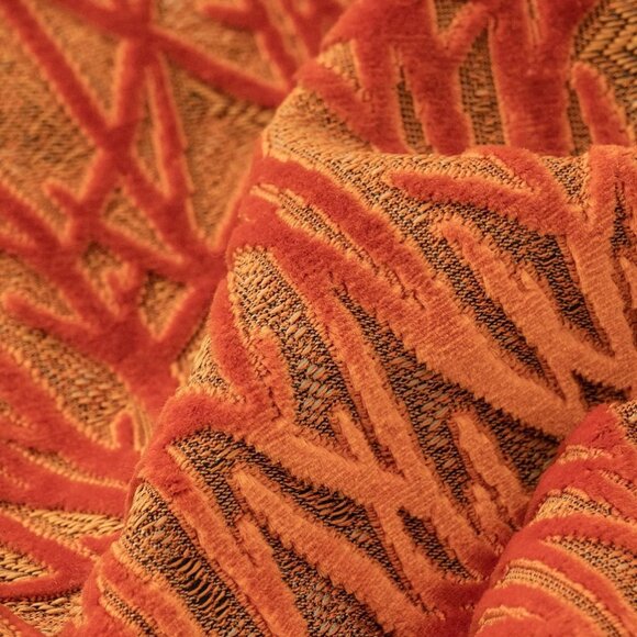 Coastal Coral Velvet Decorative Velvet Throw Pillow Cover 18x18 - Picture 2 of 5